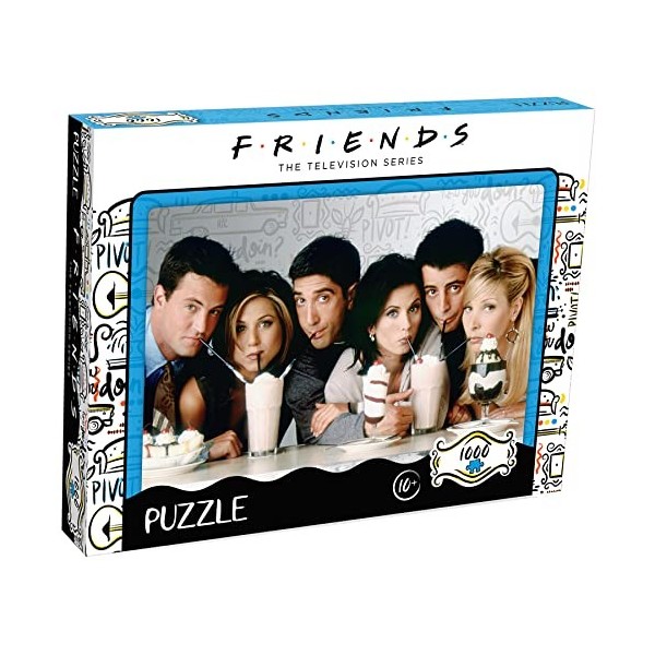 Winning Moves - PUZZLE FRIENDS SCRAPBOOK 1000 PIÈCES - Jeu de société - version française.