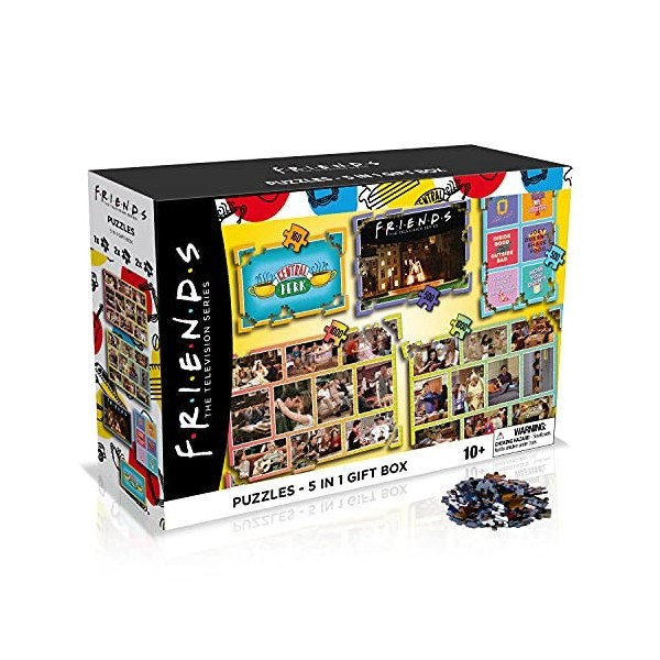 Winning Moves - PUZZLE FRIENDS SCRAPBOOK 1000 PIÈCES - Jeu de société - version française.