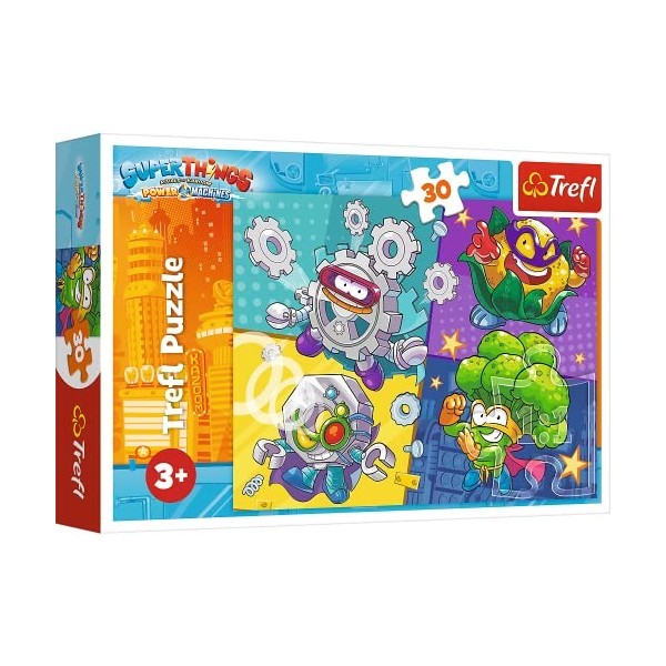 Trefl Heroes, Marvel Avengers 30 Piècesm pour Enfants à partir de 3 Ans Puzzle, 18278, Super Héros Super Things