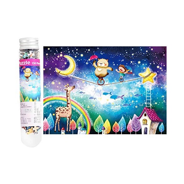 Puzzle 150 Pièces Mini Test Tube Jigsaw Portable Adulte Puzzle Pochettes Jigsaw Enfants Amusant Puzzle Jeu Garçons Filles Loi