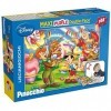 Lisciani, Maxi Puzzle pour enfants à partir de 4 ans, 108 pièces, 2 en 1 Double Face Recto / Verso avec le dos à colorier - D