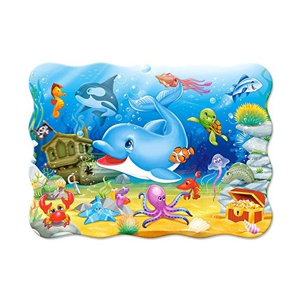 Castorland - B-03501-1 - Puzzle - Les Amis des Fonds Marins - 30 Pièces