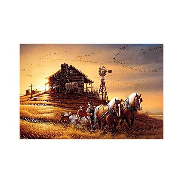 Skang 1000 Pieces Jigsaws Puzzles, Puzzle Adulte Tableau Papier, Aadultes Enfants Large Paysage Puzzles Set, Jeux Dassemblag