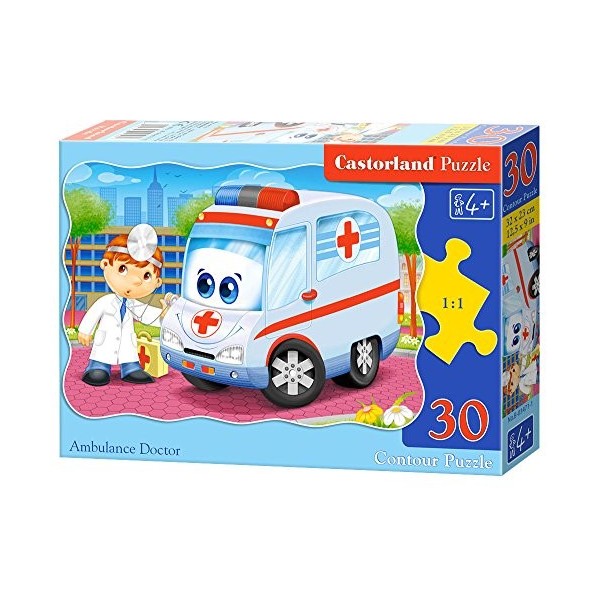 Castorland - B-03471-1 - Puzzle - Médecin de LAmbulance - 30 Pièces