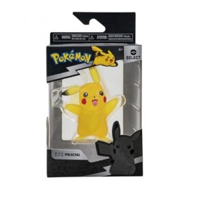 Pokemon PKW2402 Select Figure Figurine de Combat Pikachu 7,6 cm en matériau translucide