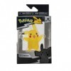 Pokemon PKW2402 Select Figure Figurine de Combat Pikachu 7,6 cm en matériau translucide