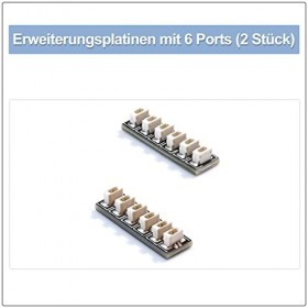 Cartes dextension 6 Ports pour éclairage DIY Lego/MOC Lot de 2 