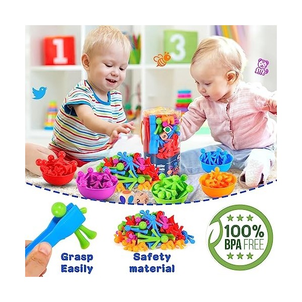Trier les jouets empilables jouet éducatif assorti 1 ensemble pour garçons