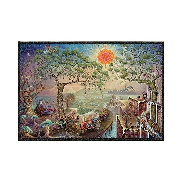 Skang Paysage Puzzle 1000 PièCes Adultes Enfants Bricolage Cadeau Jouet éDucatif Jigsaw Puzzles Jeux pour Parents-Enfants DéV