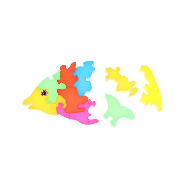 Fyllun Casse-tête de Poisson de Couleur Puzzle Animal Puzzle Jouets étudiants Puzzles de Poisson Faits à la Main Jouet Enfant