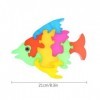 Fyllun Casse-tête de Poisson de Couleur Puzzle Animal Puzzle Jouets étudiants Puzzles de Poisson Faits à la Main Jouet Enfant