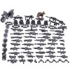 CALEN Weapon Accessories Ensemble de blocs de construction SWAT WW2, armes et équipement frontier, compatible avec les mini f