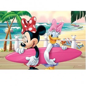 Puzzle mini 54 Minnie i Daisy na wakacjach