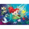 Lisciani, Puzzle pour enfants à partir de 4 ans, 60 pièces, 2 en 1 Double Face Recto / Verso avec le dos à colorier - Disney 