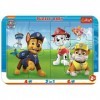 Trefl- Baby Puzzles en Cadres, pour Les Enfants à partir de 2 Ans Puzzels, 80022, Pat Patrouille Joyeuse