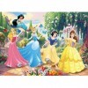 Lisciani, Puzzle pour enfants à partir de 4 ans, 60 pièces, 2 en 1 Double Face Recto / Verso avec le dos à colorier - Disney 