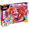 Lisciani - Disney Puzzle Minnie - Puzzle 24 Pièces - Double Face - Verso A Colorier - Jeu Educatif - A partir de 3 ans