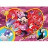 Lisciani - Disney Puzzle Minnie - Puzzle 24 Pièces - Double Face - Verso A Colorier - Jeu Educatif - A partir de 3 ans