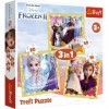 Trefl-de 20 à 50 Pièces 3 Sets pour Les Enfants à partir de 3 Ans Puzzle, TR34847, Puissance dAnna et Elsa Disney La Reine d