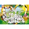 Lisciani, Puzzle pour enfants à partir de 4 ans, 60 pièces, 2 en 1 Double Face Recto / Verso avec le dos à colorier - Disney 