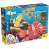 Lisciani - Disney Puzzle Nemo - Puzzle 60 Pièces - Double Face - Verso A Colorier - Jeu Educatif - A partir de 3 ans