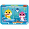 Trefl- Baby Puzzles en Cadres, pour Enfants à partir de 2 Ans Puzzels, 80027, Requins Heureux