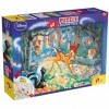 Lisciani, Puzzle pour enfants à partir de 4 ans, 60 pièces, 2 en 1 Double Face Recto / Verso avec le dos à colorier - Disney 