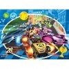 Lisciani - Disney Puzzle Mickey Mouse - Puzzle 24 Pièces - Double Face - Verso A Colorier - Jeu Educatif - A partir de 3 ans