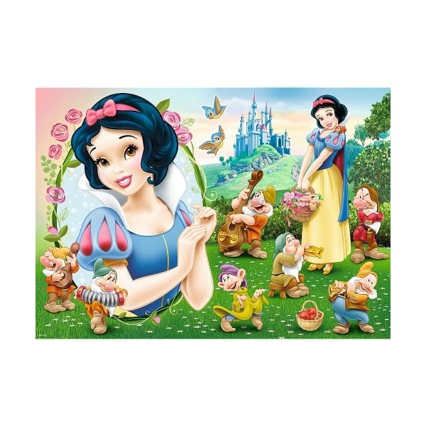 Trefl-200 Pièces pour Enfants à partir de 7 Ans Puzzle, 13278, Belle Blanche Neige Princesse Disney