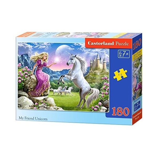 Castorland - B-018024 - Puzzle - Mon Amie La Licorne - 180 Pièces