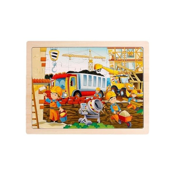 Frifer Puzzles 24 pièces pour | Puzzles Puzzles en Bois,Puzzles de 24 pièces, Jouets dapprentissage pour dâge préscolaire e