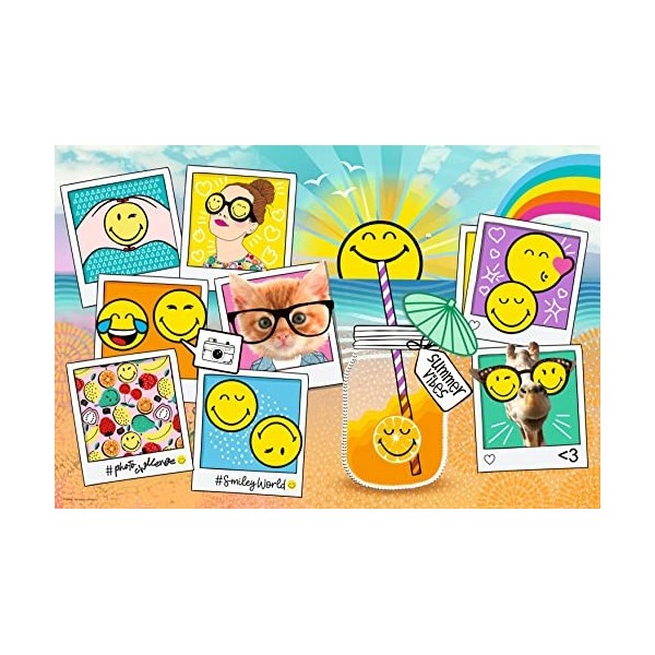 Trefl 300 pièces Sourire, Emotes, Soleil, Puzzle Coloré, Divertissement créatif, Amusant pour Les Enfants à partir de 8 Ans, 