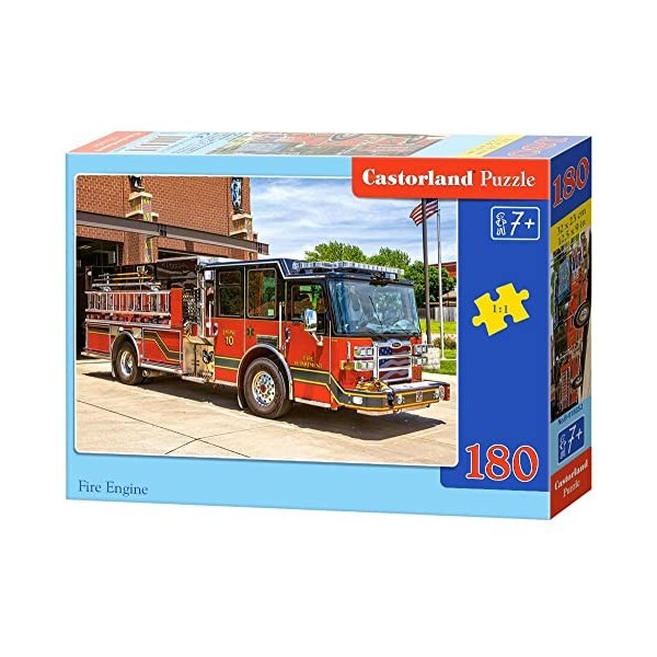 Castorland B-018352 Fire Engine Puzzle Multicolore 180 pièces