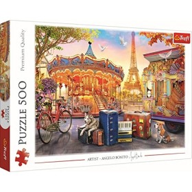 Trefl 500 pièces Parc dattractions, Chiens, France, DIY Moderne, Divertissement Créatif, Fun, Puzzles Classiques pour Adulte