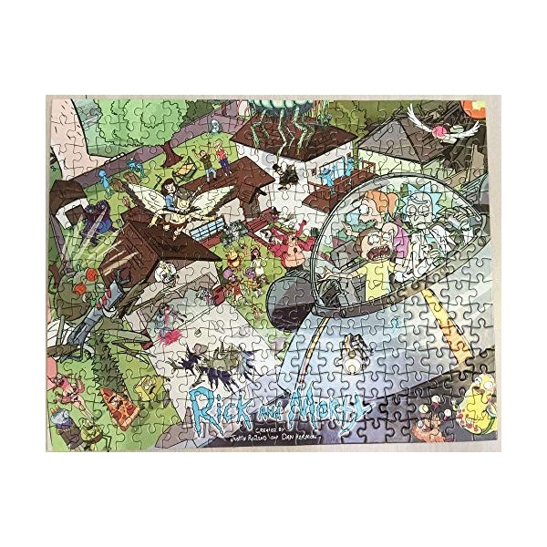 May 2015 Loot Crate RICK & MORTY 300 pc. Puzzle by Adult Swim