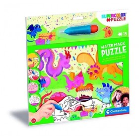 Clementoni- Water Magic Baby Dragons – 15 pièces – Made in Italy, Enfants 3 Ans, colorier Peinture à leau , Stylo Magique, 