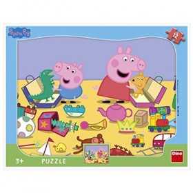 Dino Toys Peppa Pig - 303119 - Jeu de 12 puzzles de planche