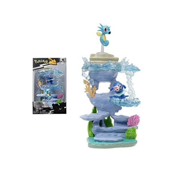 Bandai - Pokémon - Pack Environnement Pokémon - Forêt dété avec Bulbizarre 5cm - JW2768