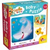 Lisciani - Carotina Baby - 6 Puzzles de la Mer - Puzzles de 4 Pièces Pour Enfants de 1 à 4 ans - Jeu Educatif Avec Animaux Ma