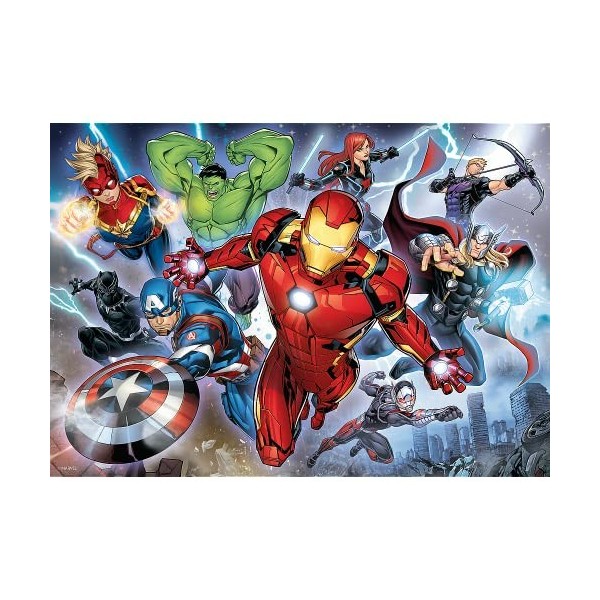 Trefl 200 Pièces pour Les Enfants à partir de 7 Ans Puzzle, 13260, Les Braves Avengeurs Marvel Avengers