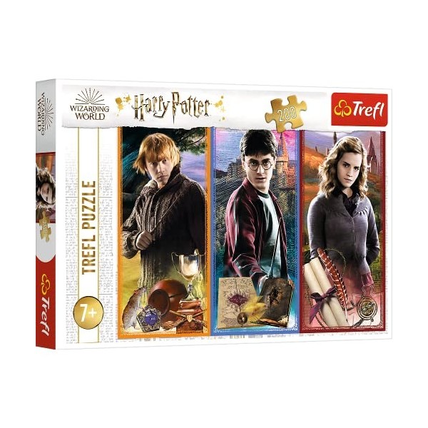 Trefl-dans Le Monde Sorcellerie, Harry Potter 200 Pièces pour Enfants à partir de 7 Ans Puzzle, 13277, in der Welt der Magie 