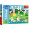 Trefl- Peppa Pig 60 Pièces pour Enfants à partir de 4 Ans Puzzle, TR17326, Plaisirs de Lété