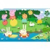 Trefl- Peppa Pig 60 Pièces pour Enfants à partir de 4 Ans Puzzle, TR17326, Plaisirs de Lété