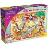 Lisciani - Puzzle Disney 2 en 1 - Roi Lion - Puzzle Géant 70 x 50cm de 24 pièces - Pour Enfants dès 3 ans - Double Face avec 