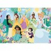 Clementoni- Disney Princess Supercolor Glitter Princess-104 pièces, 6 Ans Enfant Dessin animé, Puzzle Princesse-fabriqué en I