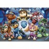 Trefl - Paw Patrol:The Mighty Movie, Aventures de Héros de Ville - Puzzle 60 Pièces-Puzzles Colorés avec des Personnages de B