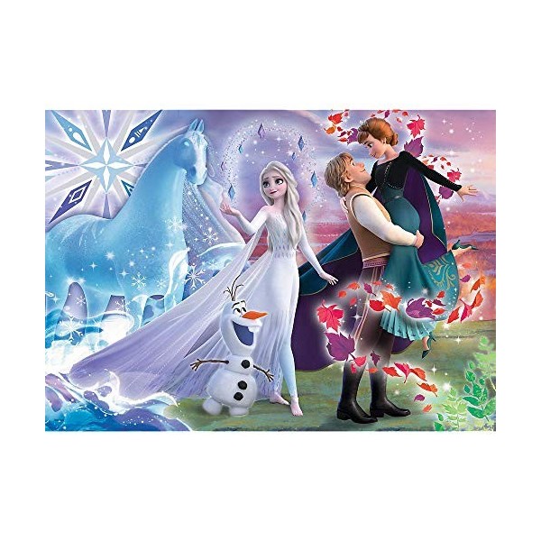 Trefl sœurs, Frozen 2 Disney La Reine des neiges 2, 200 Pièces, pour Les Enfants à partir de 7 Ans Puzzle, 13265, Le Monde Ma