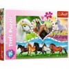 Trefl- Schöne Pferde 200 Pièces Puzzle, 13248, Beaux Chevaux