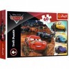 Trefl-60 Pièces pour Enfants à partir de 4 Ans Puzzle, 17327, Lightning McQueen avec des Amis Voitures Disney