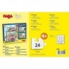 HABA - Puzzles Dinos - Puzzle Enfant - 2 Motifs Dinosaures - 2 x 24 pièces - 4 Ans et Plus - 306804